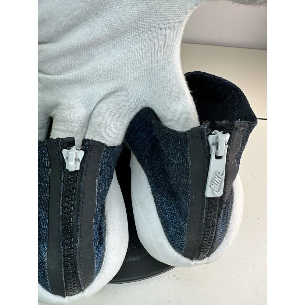 DAMAGED Blue Nike Flight Bonafide Shoes Mens 10.5 Athletic Zip 917742-400